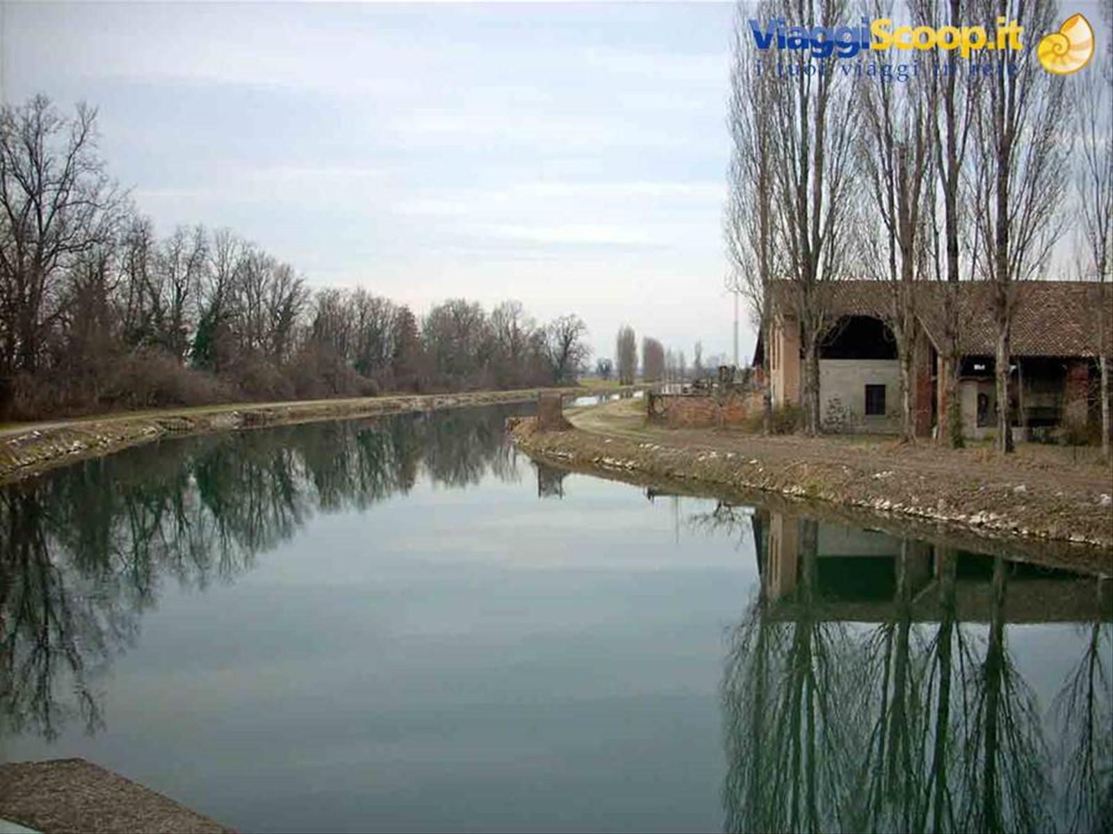 Il canale Muzza alle porte di Lodi