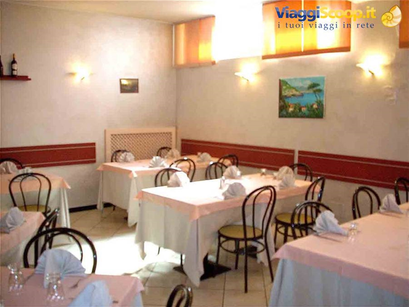 Nelle sale del Ristorante Pizzeria La Vecchia 2001