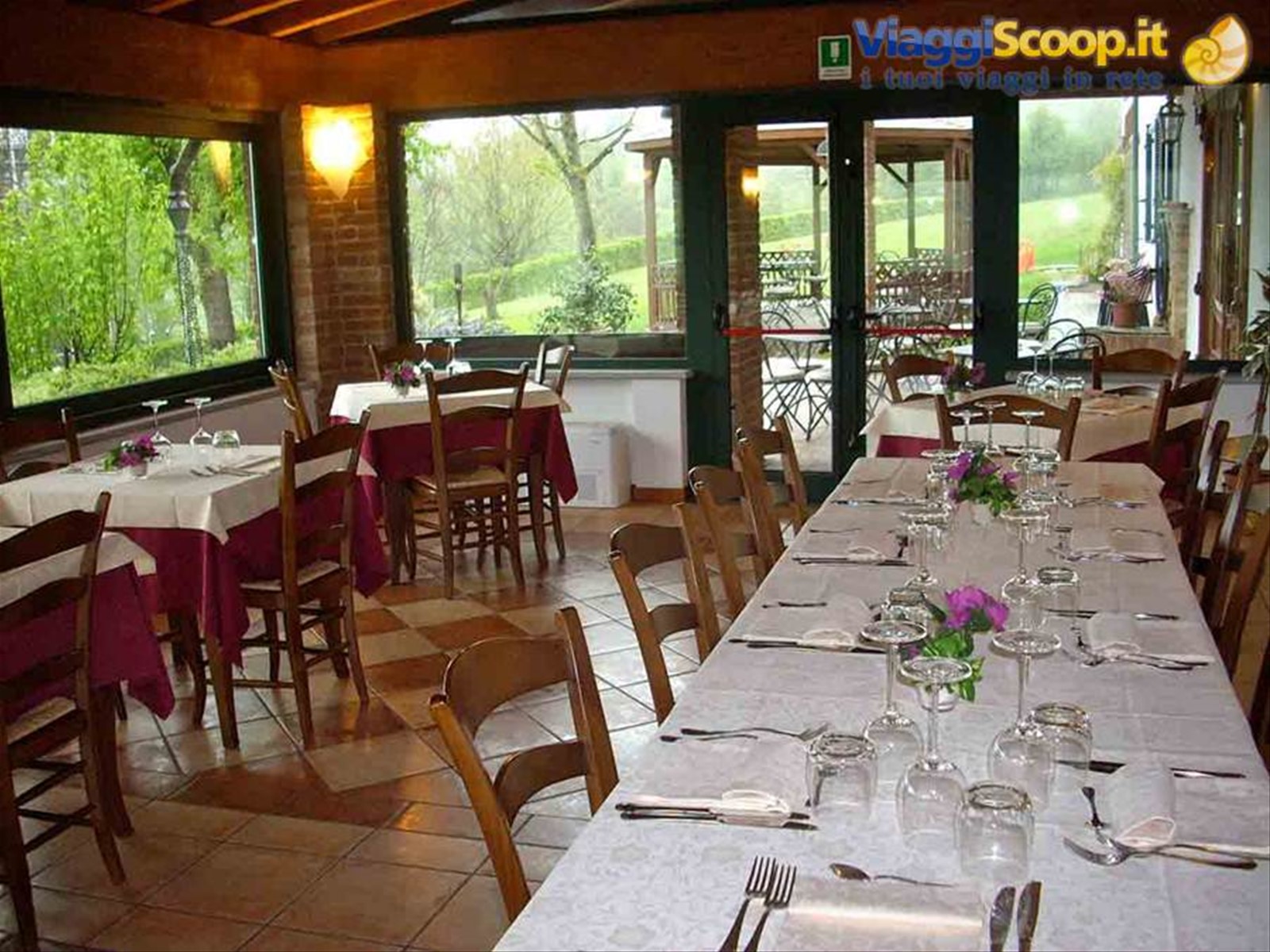 Nella sala della Locanda dell'Arzente