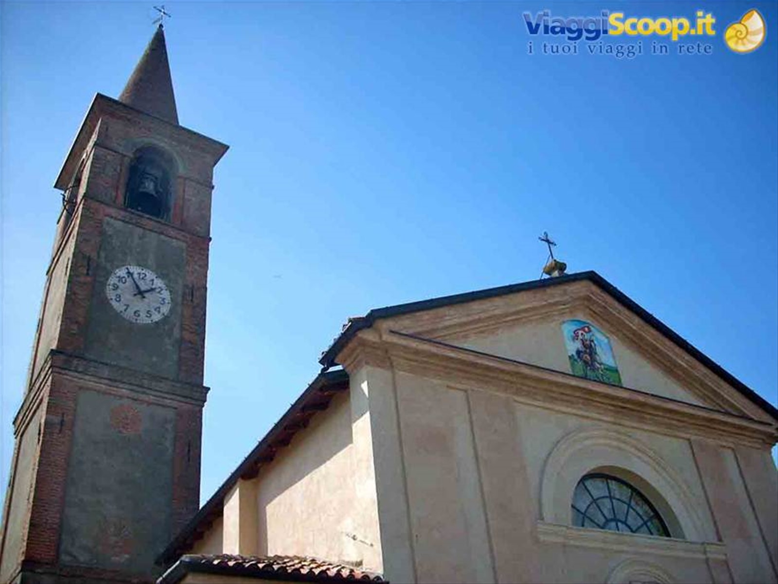 La parrocchiale della frazione Corano
