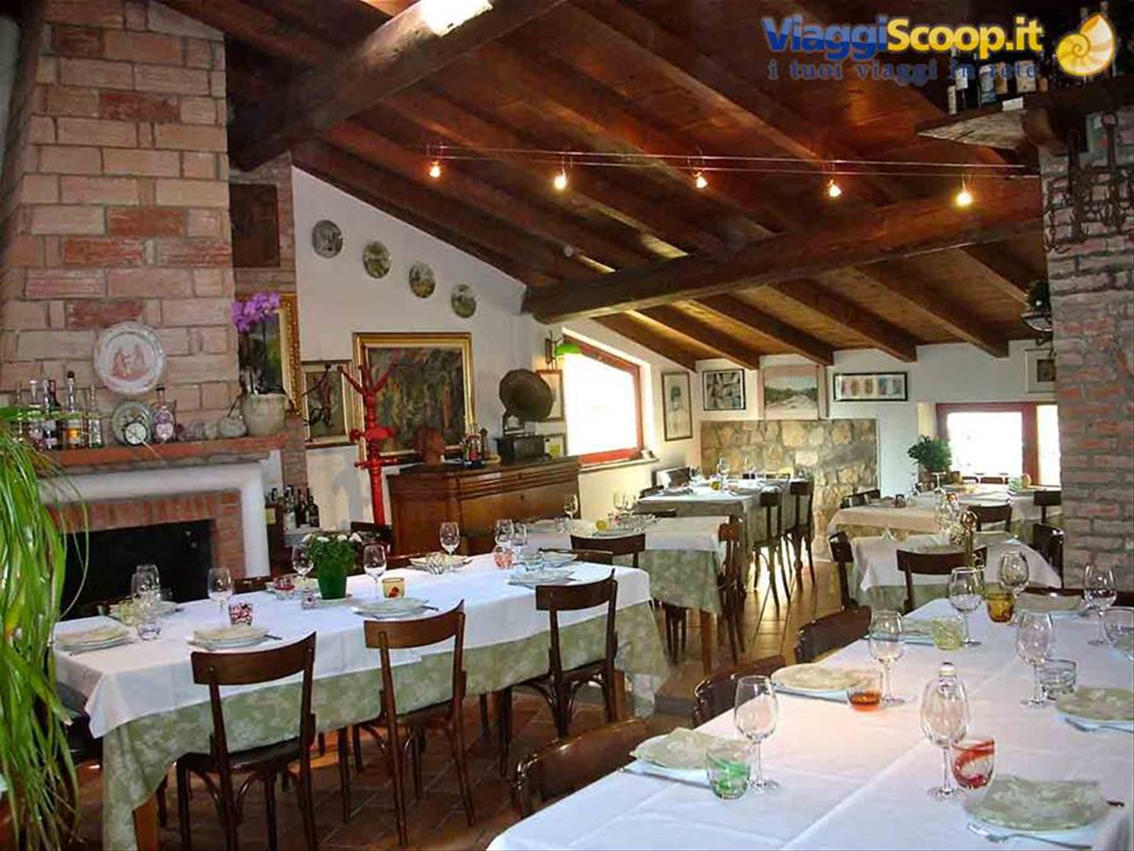 Nella sala del Ristorante Le Proposte