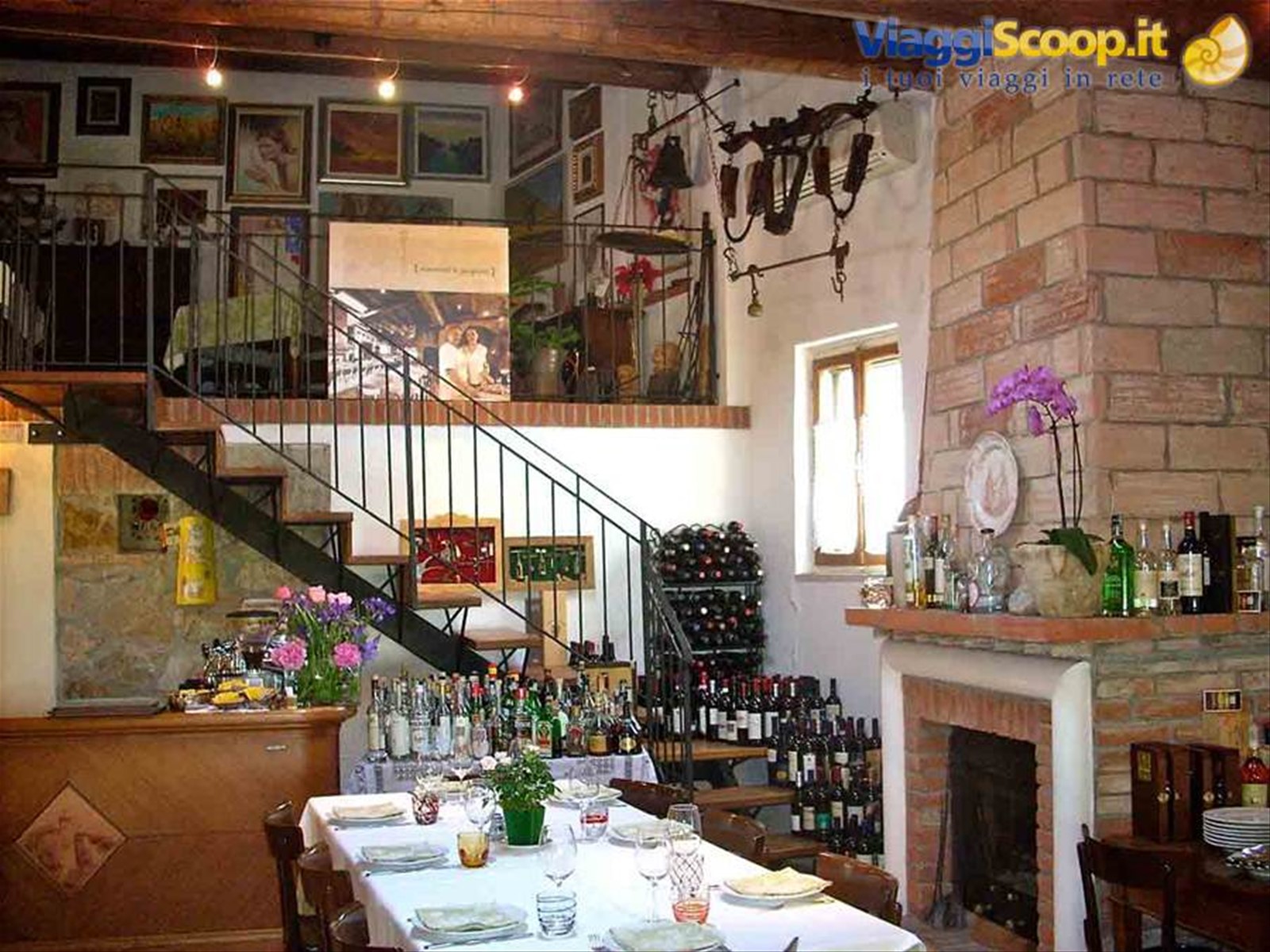 Nella sala del Ristorante Le Proposte
