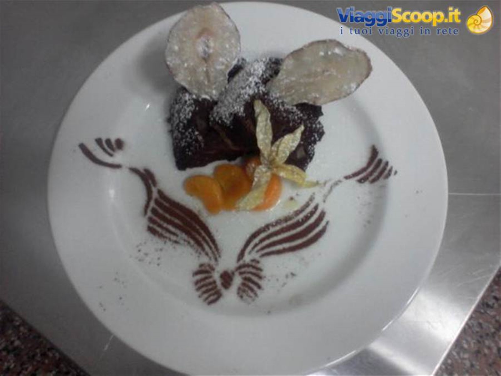 Uno sfizioso dolce del Ristorante Antichi Sapori