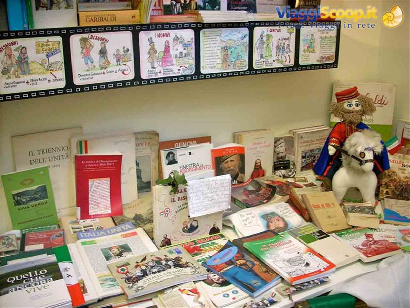 Presso la Biblioteca di Ne, la storia illustrata della famiglia Garibaldi
