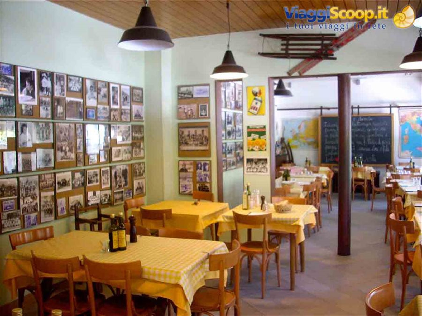 Nella sala dell'Osteria dei Matetti