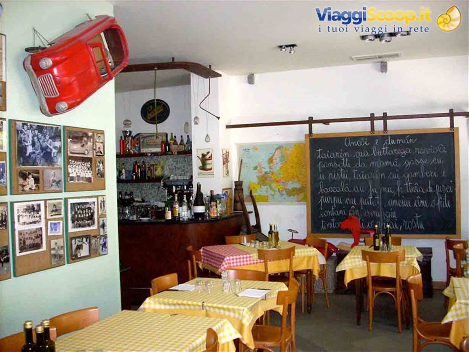 Nella sala dell'Osteria dei Matetti