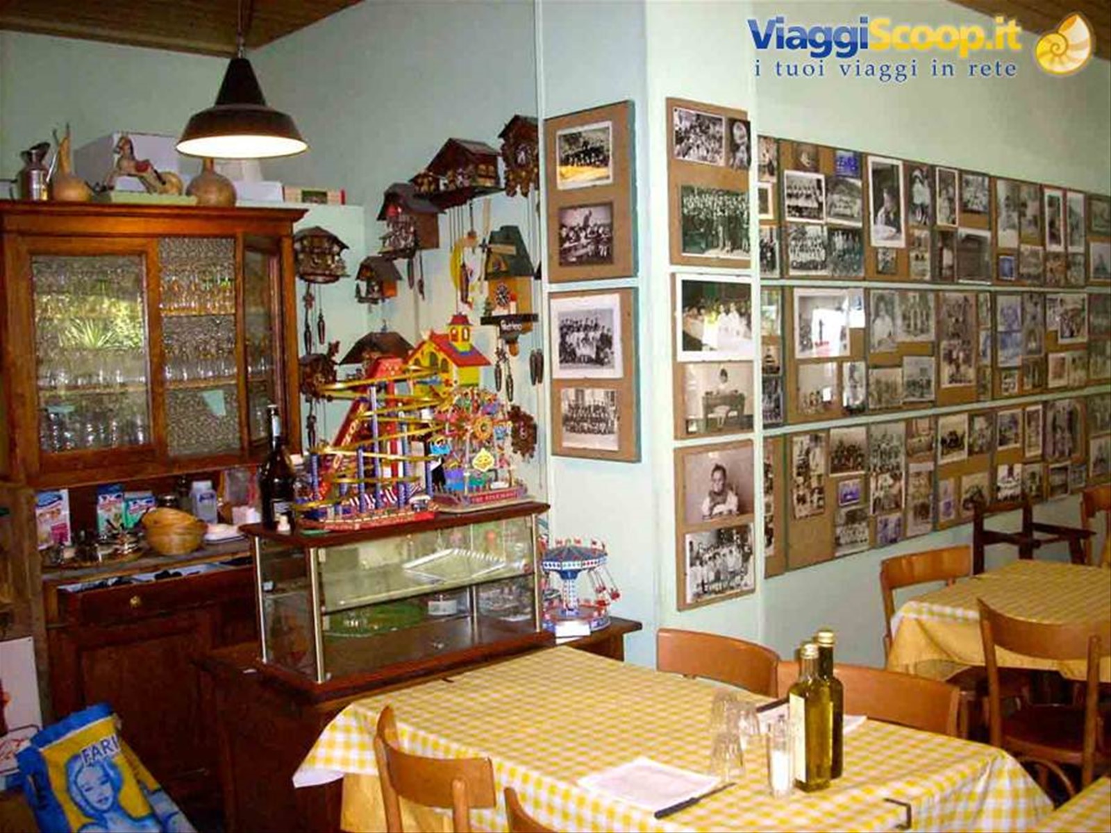 Nella sala dell'Osteria dei Matetti