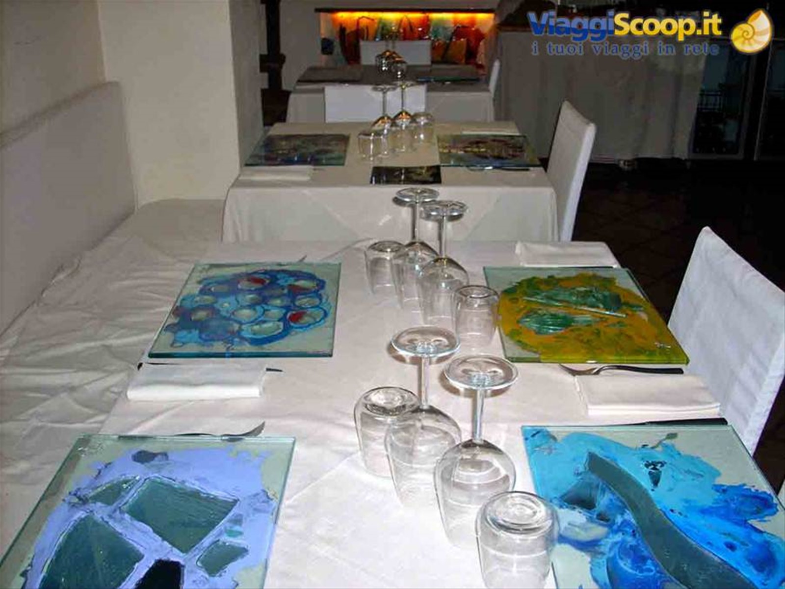 I sottopiatti dell'artista Franca Franchi