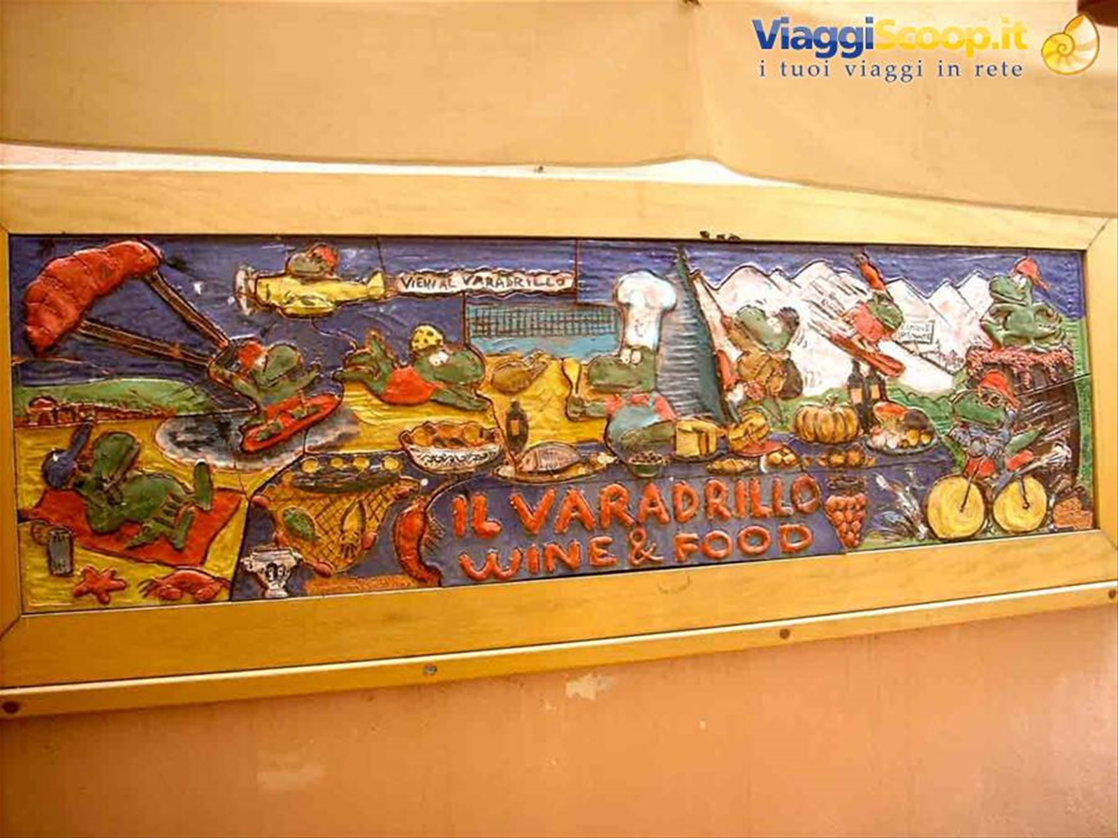 Il quadro che narra le avventure del Varadrillo