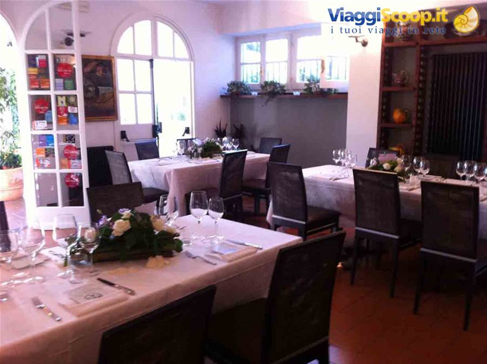 Nella sala del Ristorante San Giovanni