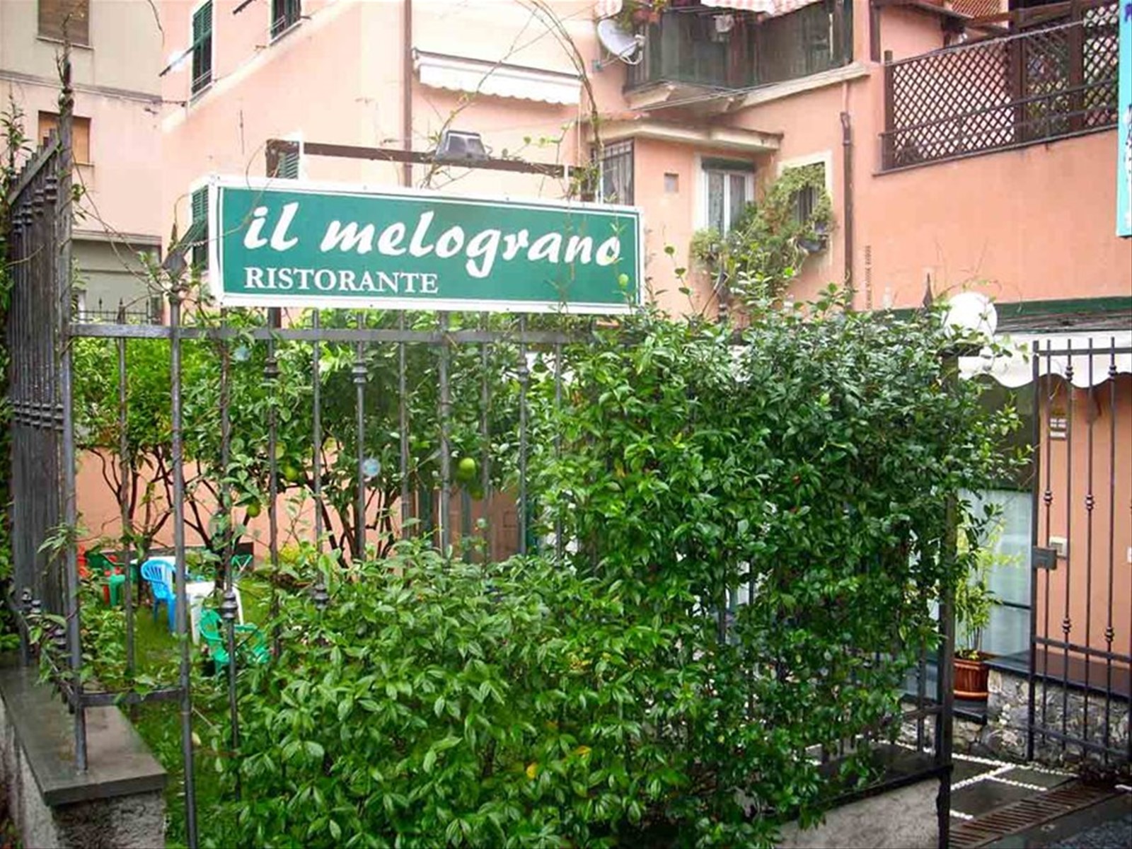 L'entrata del Ristorante Il Melograno