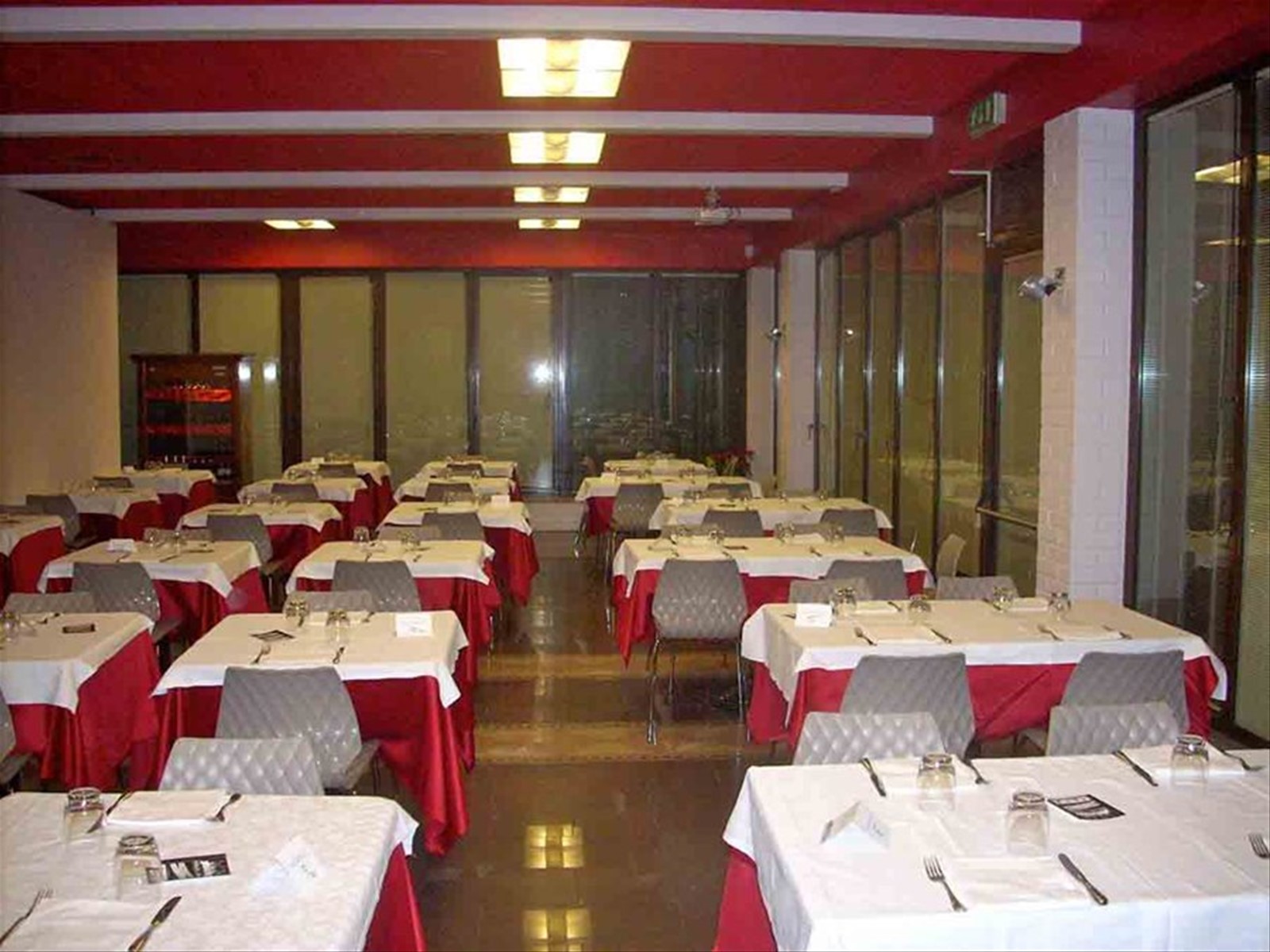 Nell'ampia sala del Ristorante La Gabinella