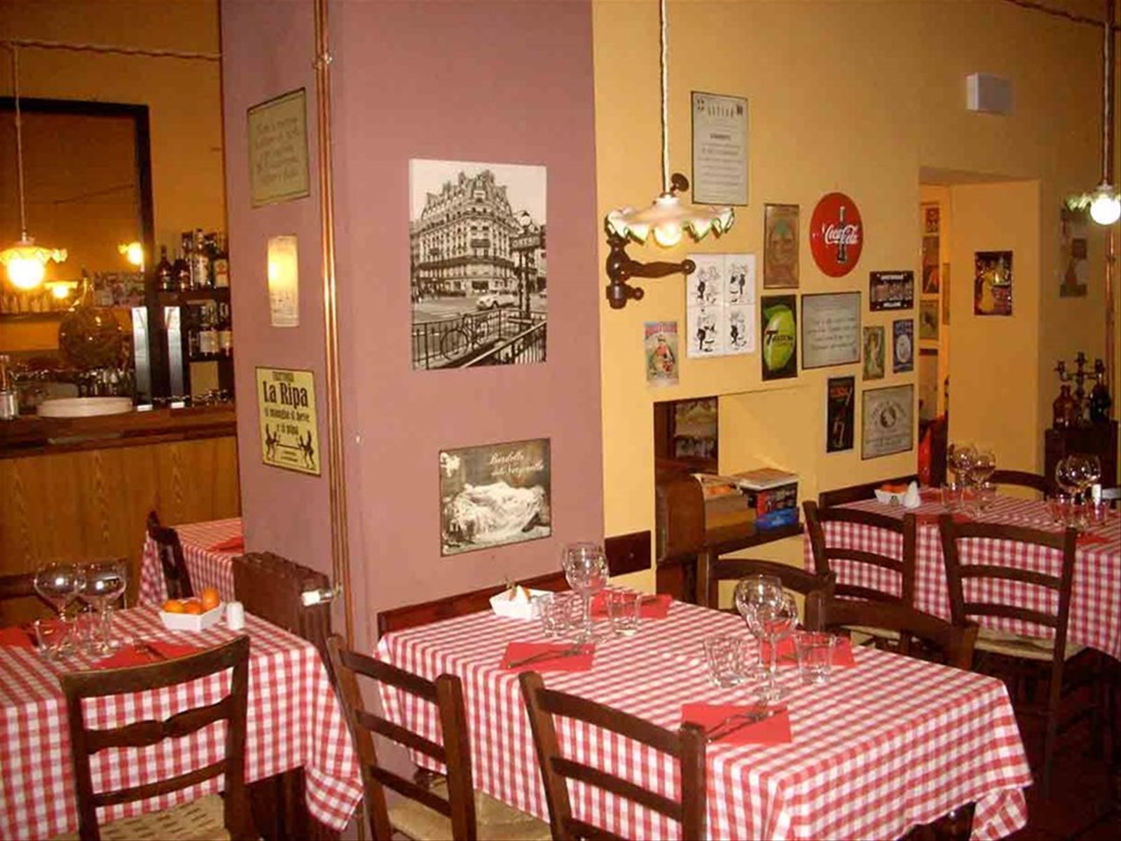 Nella sala dell'Usteria della Lella