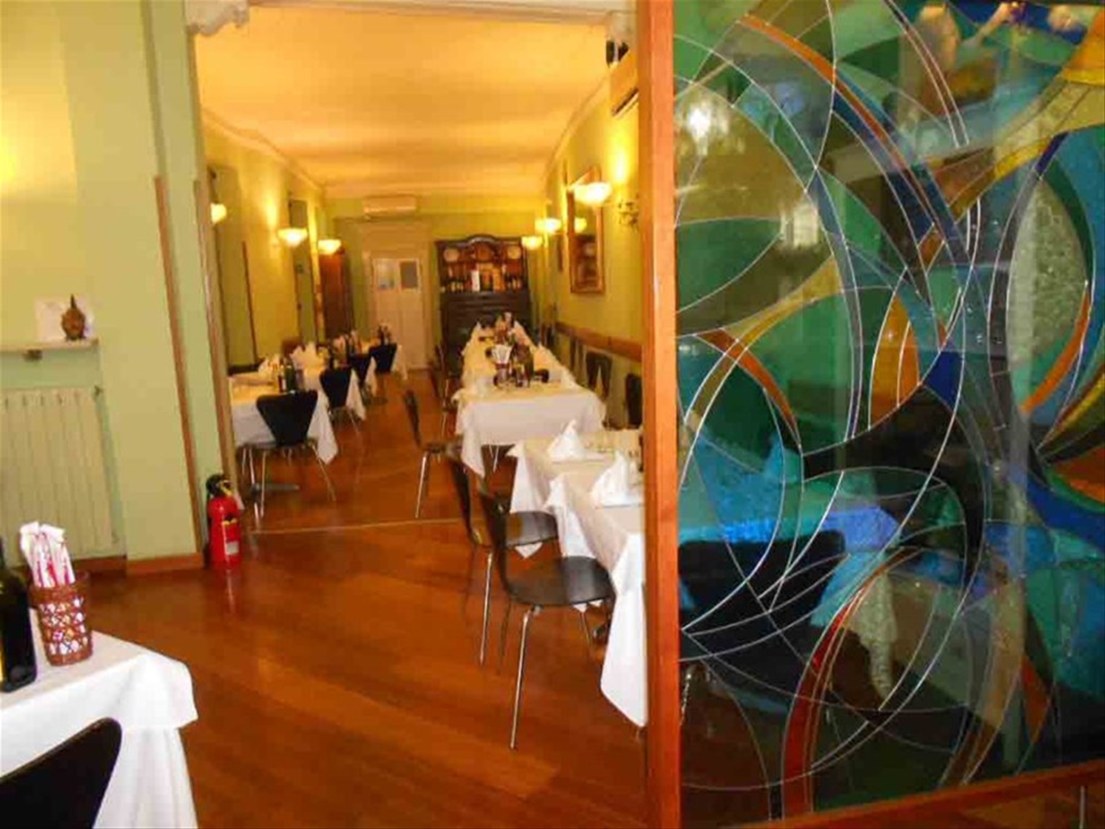 Nella sala dell'Hotel Ristorante Castello