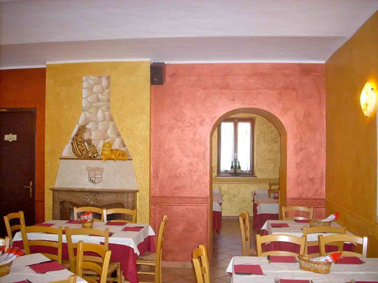 Nelle sale del Ristorante I Tre Gat