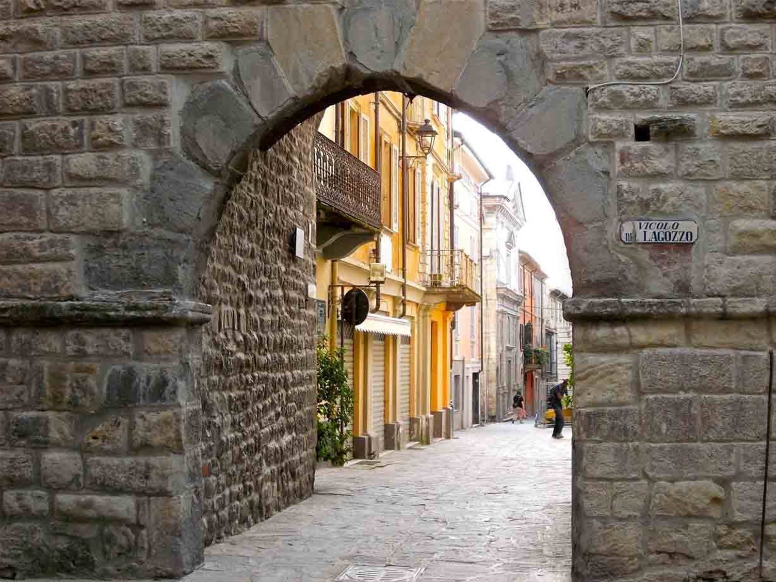 Una strada in centro