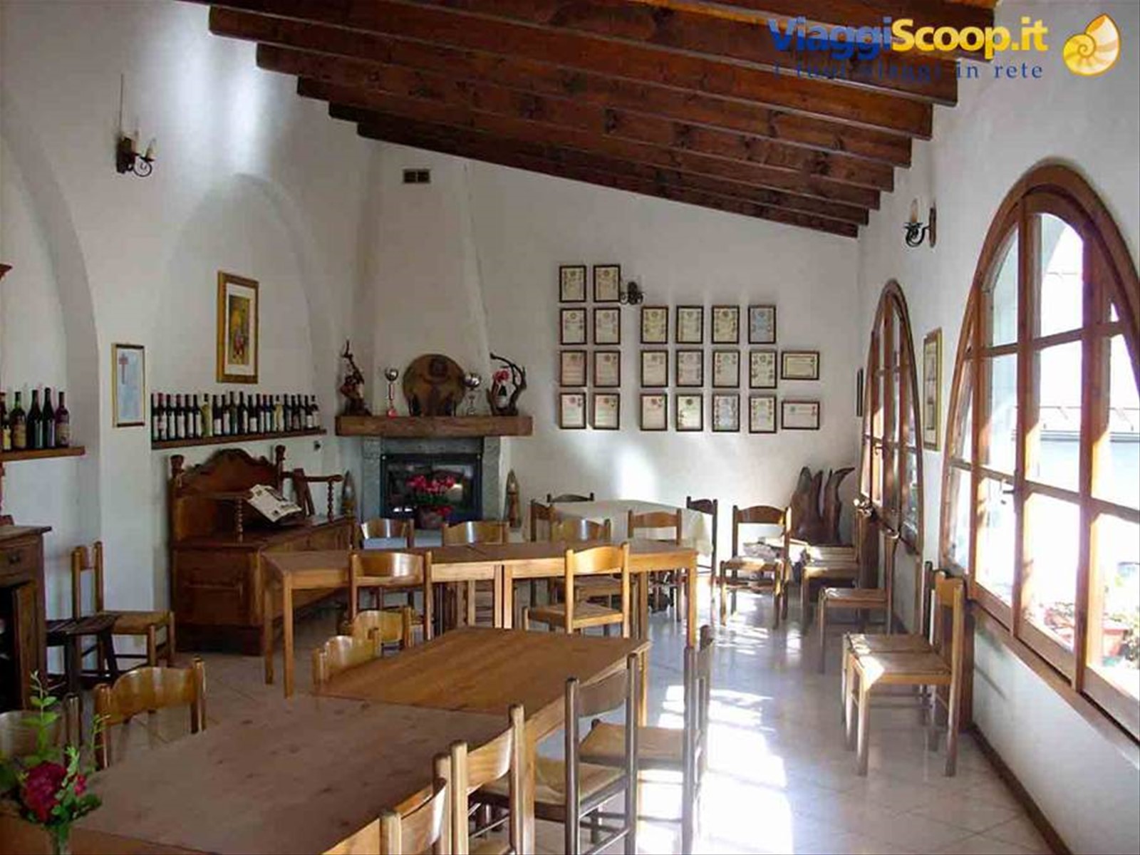 Nelle sale dell'Agriturismo Bottazza