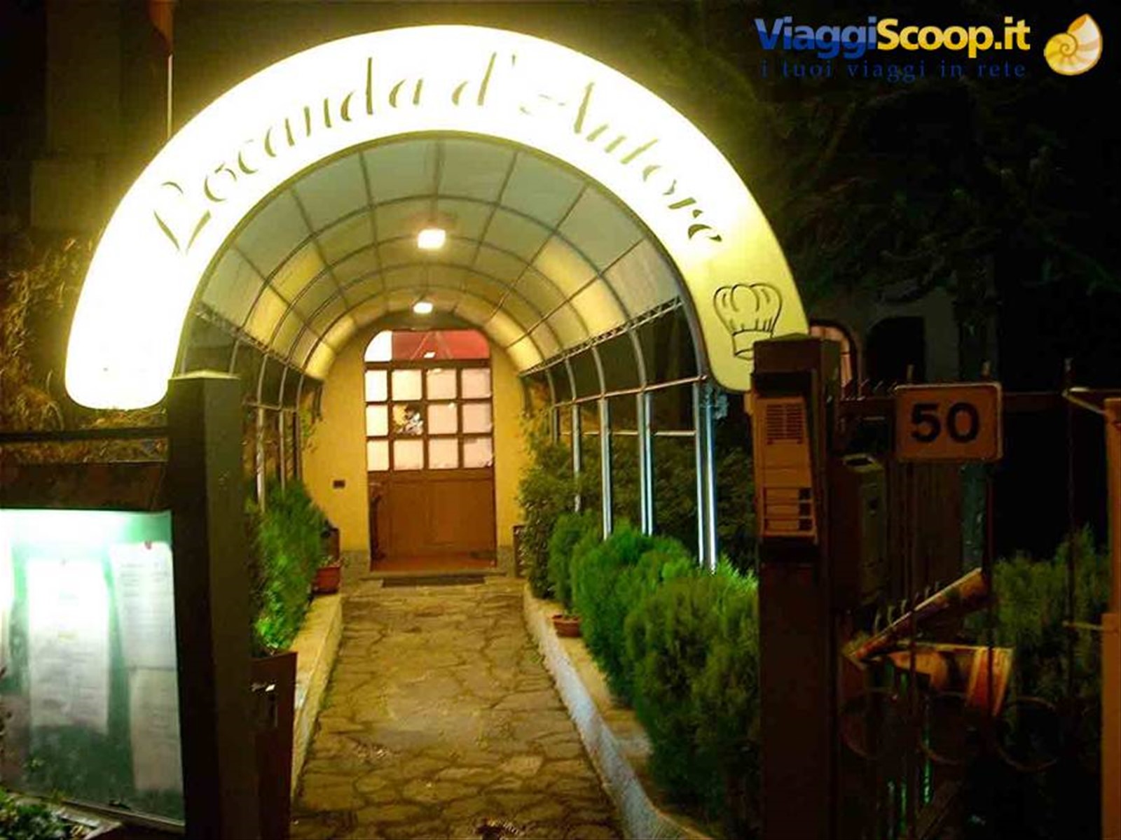 Ristorante Locanda d'autore, entrata