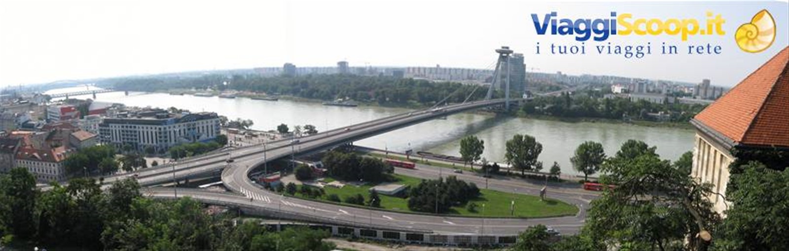 Slovacchia: Bratislava veduta del Danubio