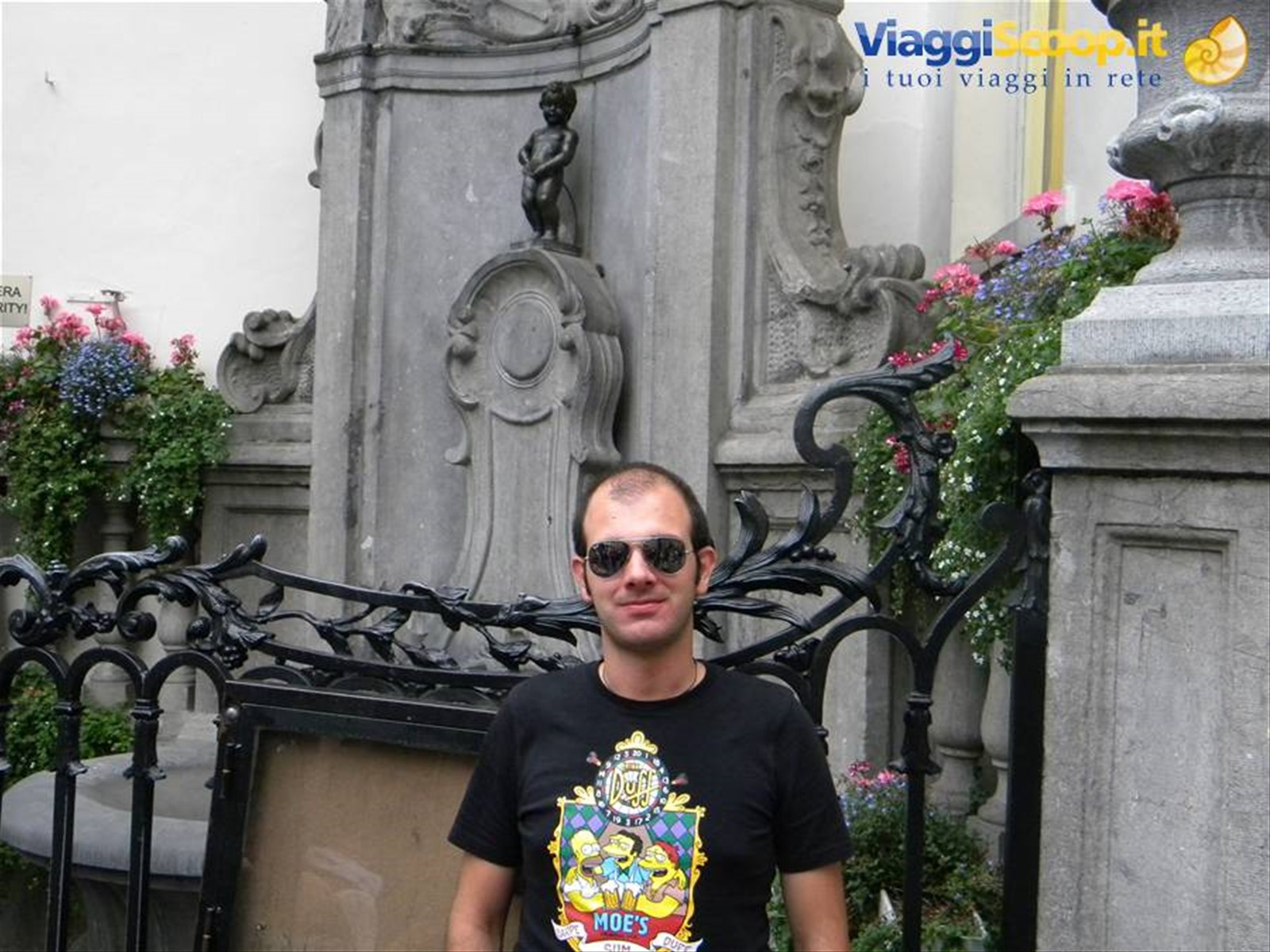 Eccomi davanti al Manneken Pis!