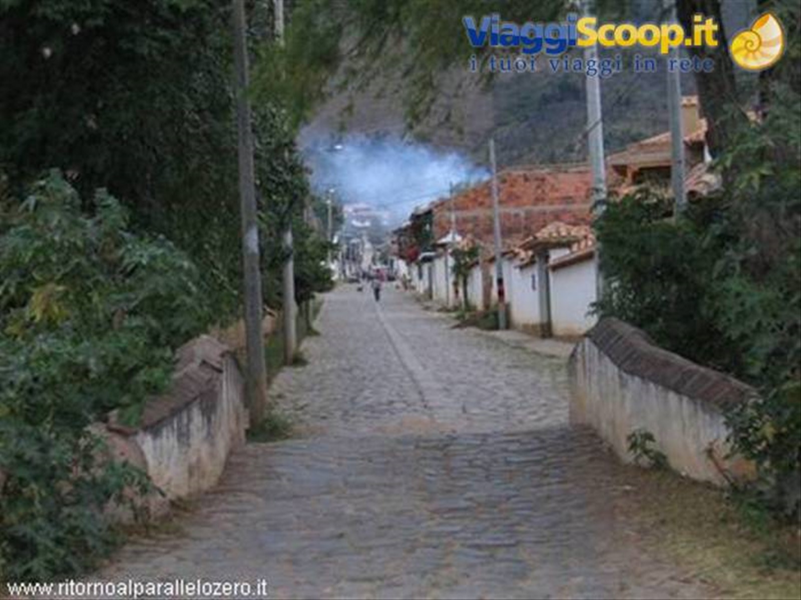 Entrando a Villa de Leyva