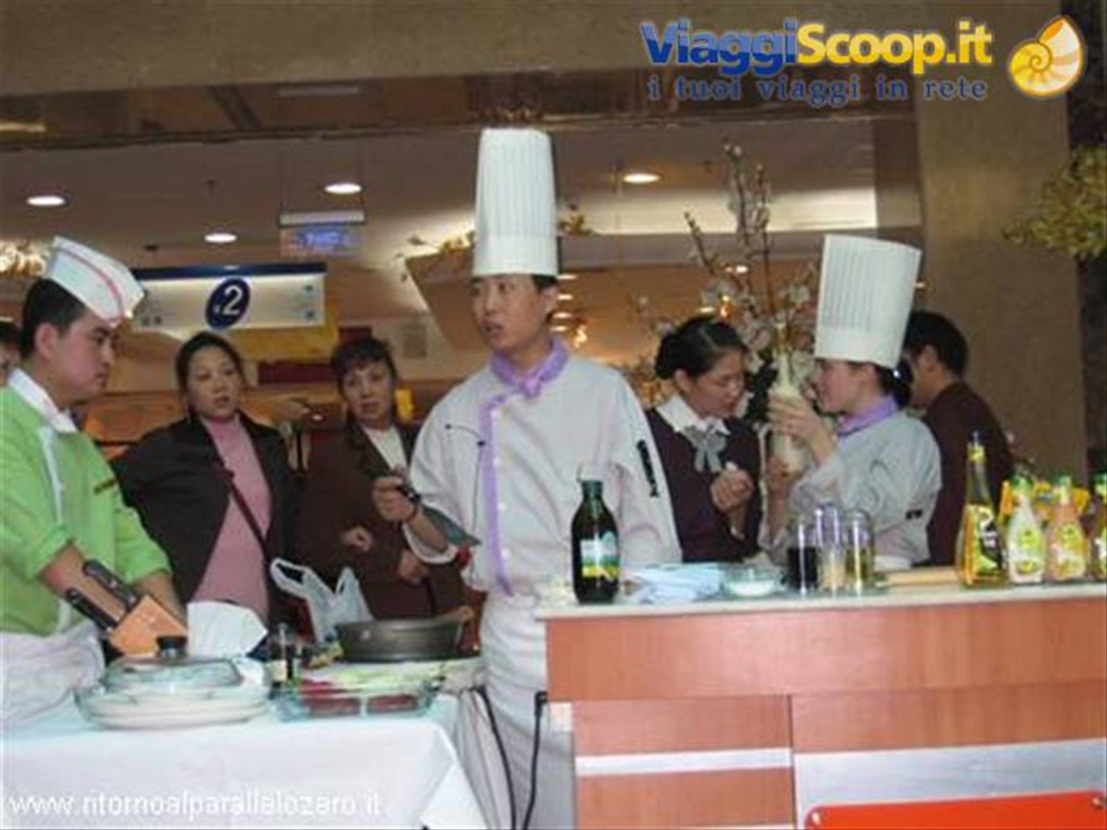 Cinesi nel tentativo di copiare la cucina italiana