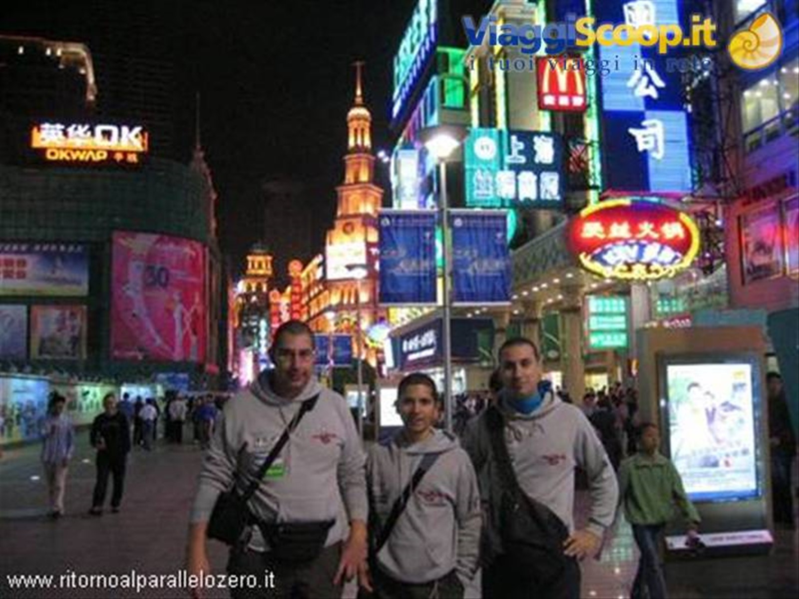 Tre fioi a Shanghai