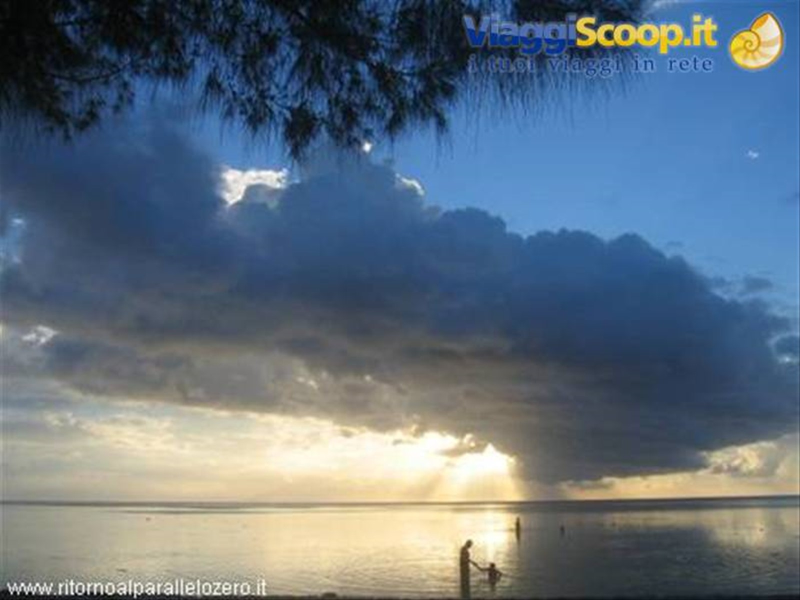 Giochi di luce a Moorea