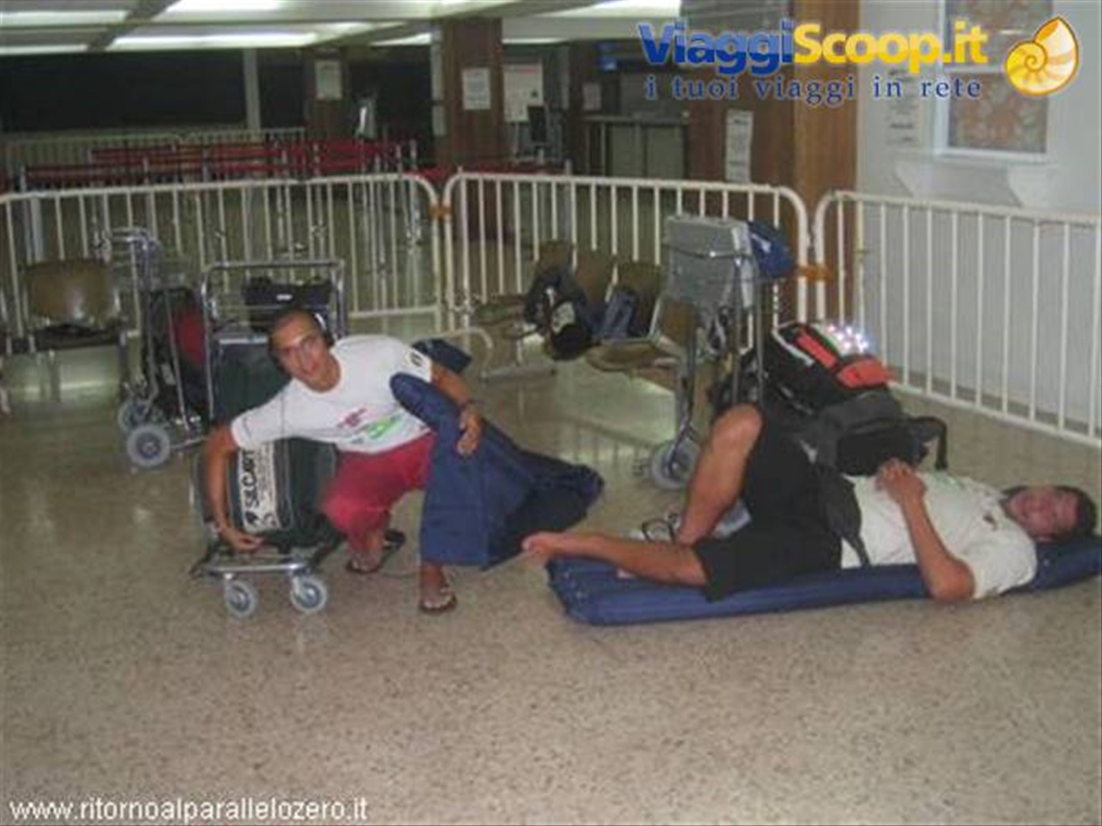 Notte insonne all'aeroporto di Papeete