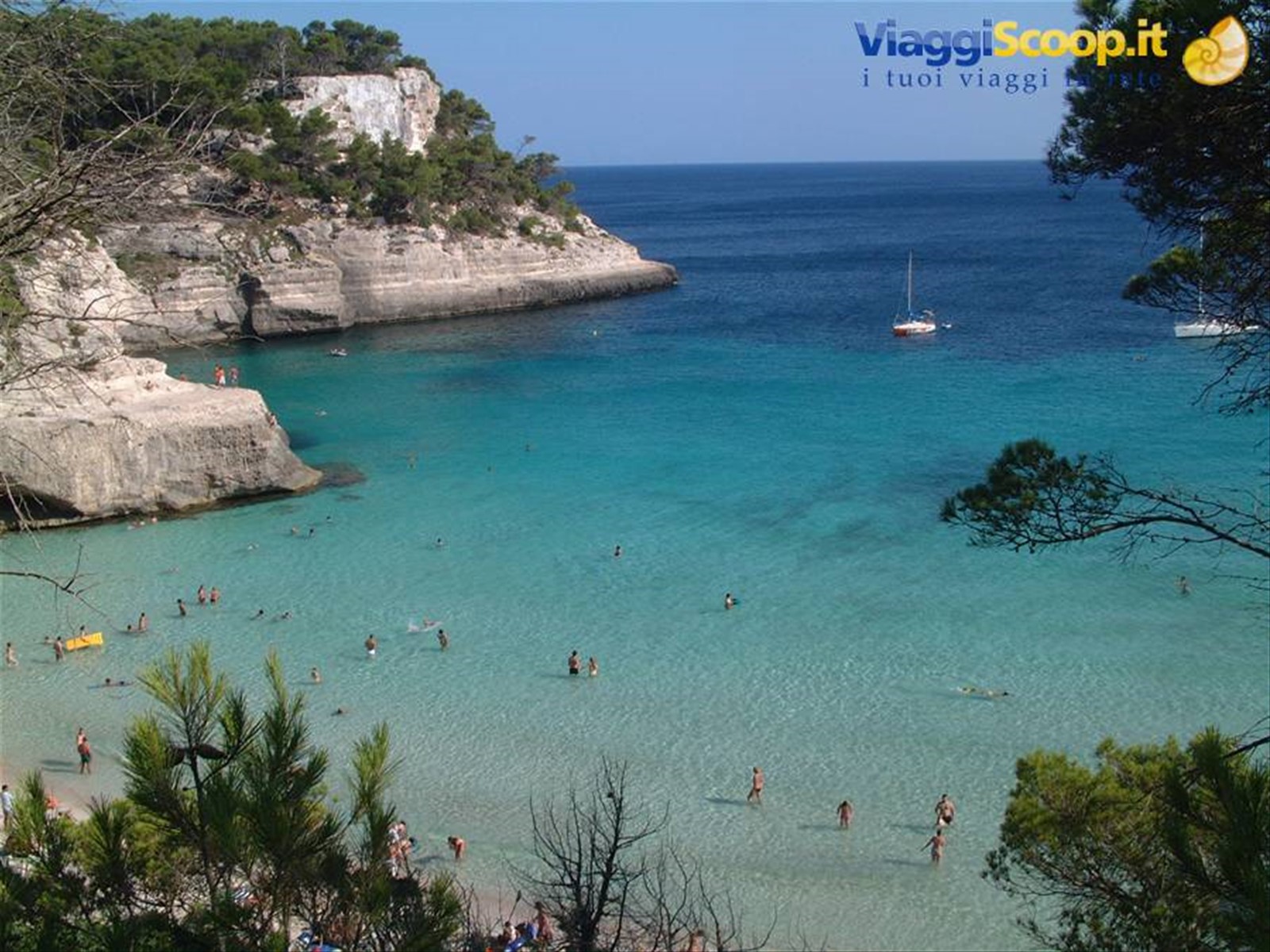 cala mitjana panorama dall'alto