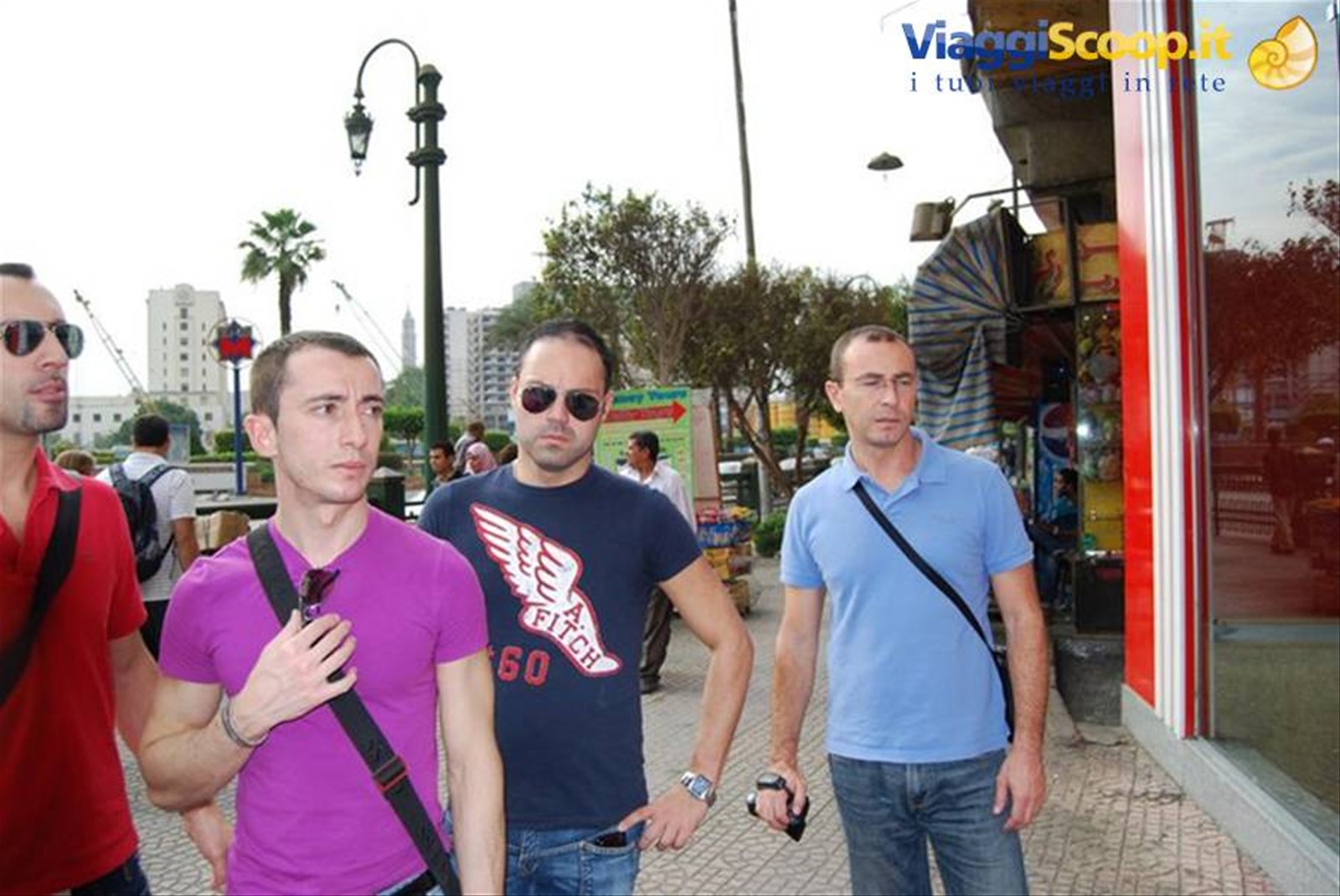 camminata al centro del Cairo