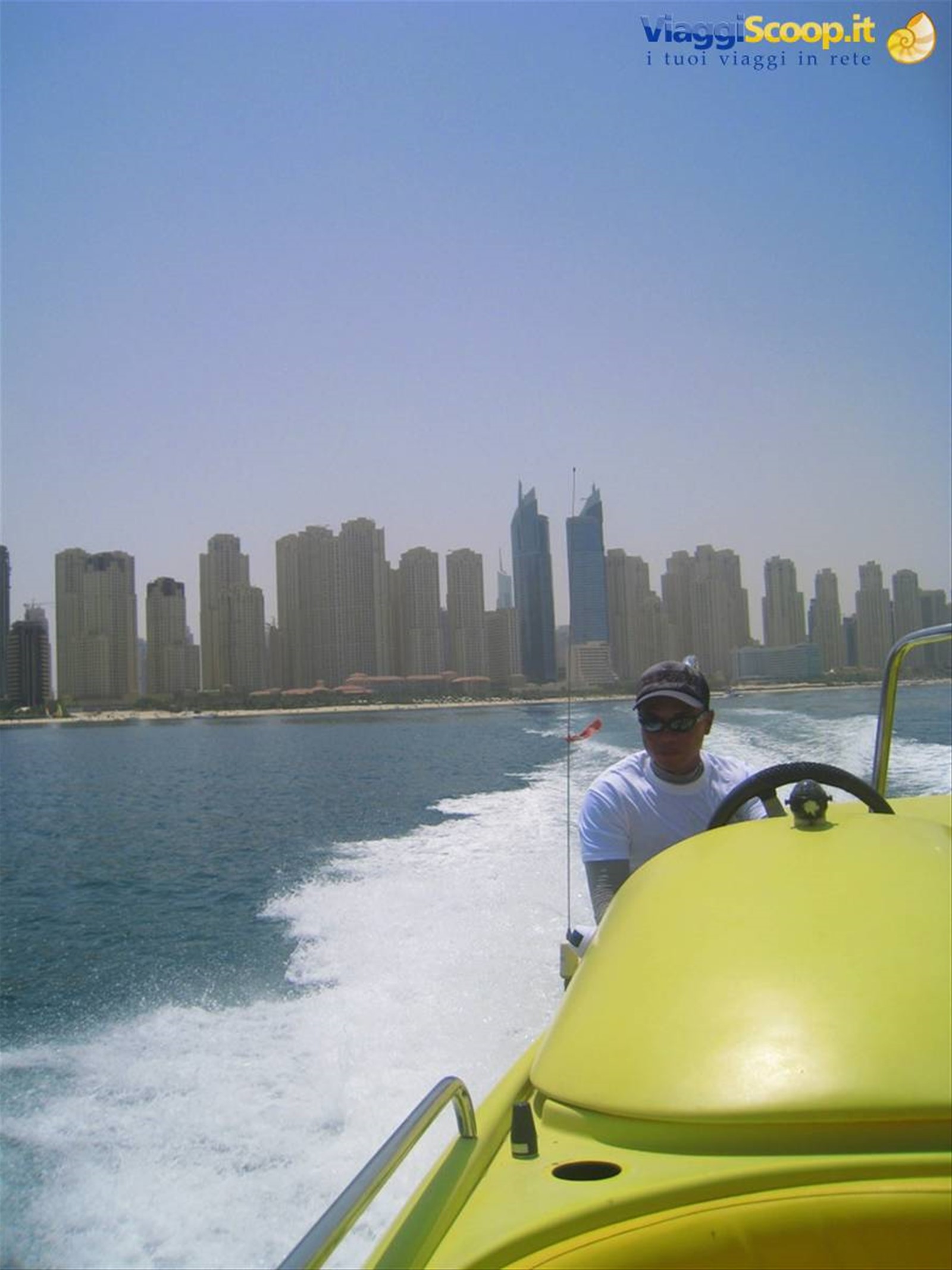 un giro in barca... tra le palme di DUBAI