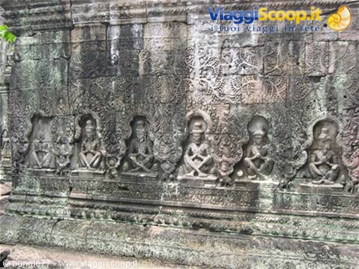 19 - Angkor - Preah Khan - Bassorilievo 2