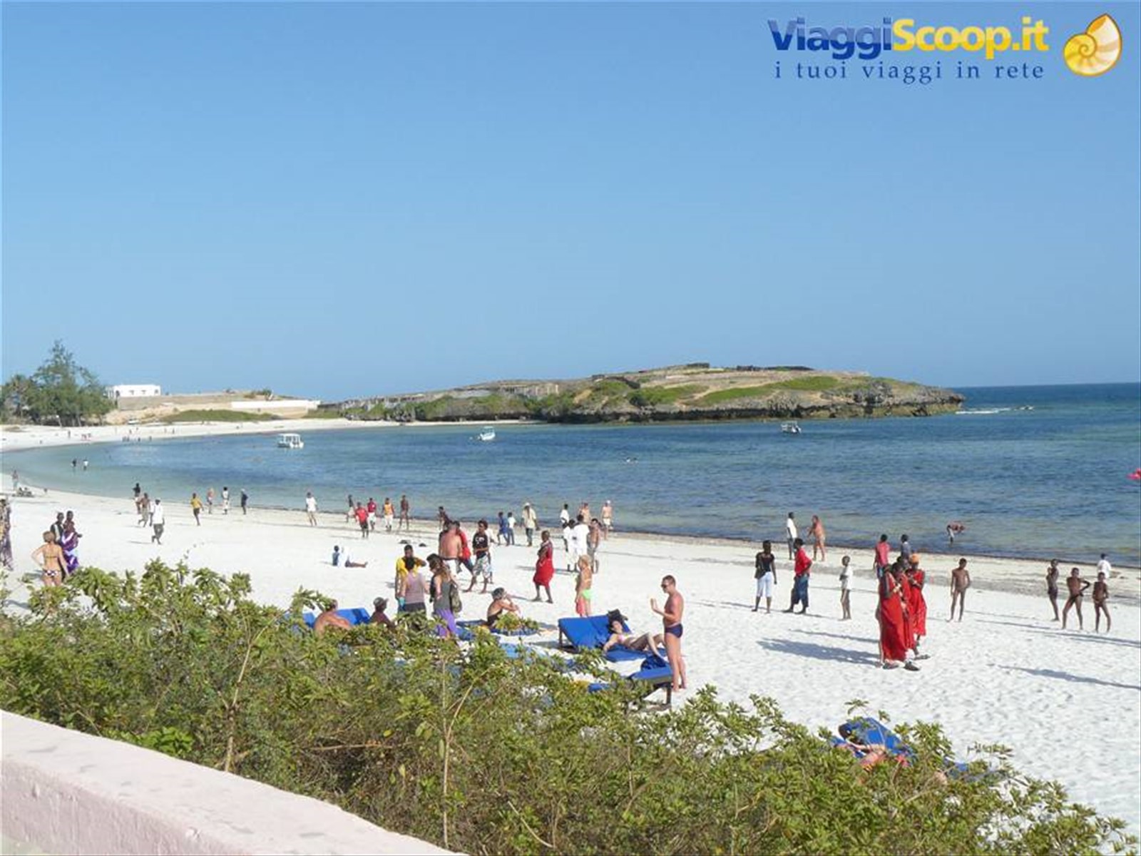 Spiaggia di Watamu con alta marea