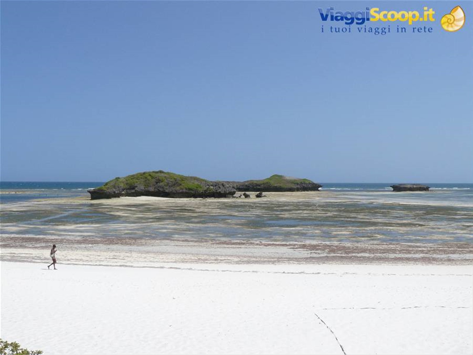 Spiaggia di Watamu con bassa marea