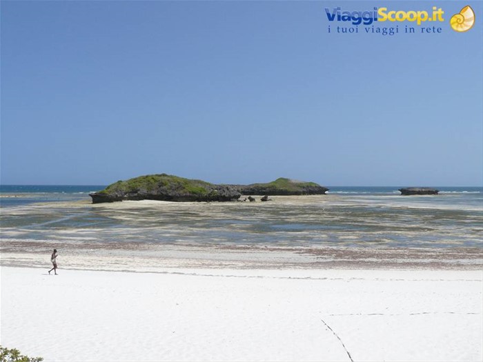 Spiaggia di Watamu con bassa marea