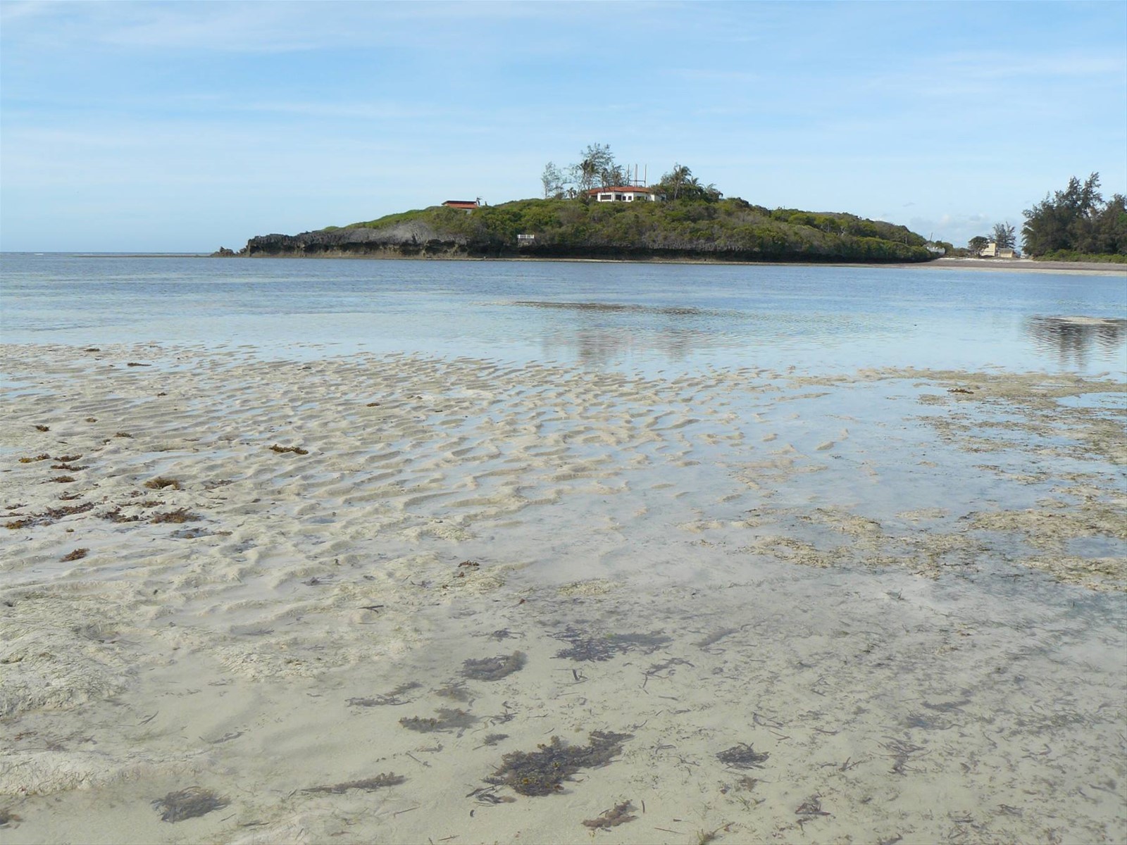 Watamu con bassa marea