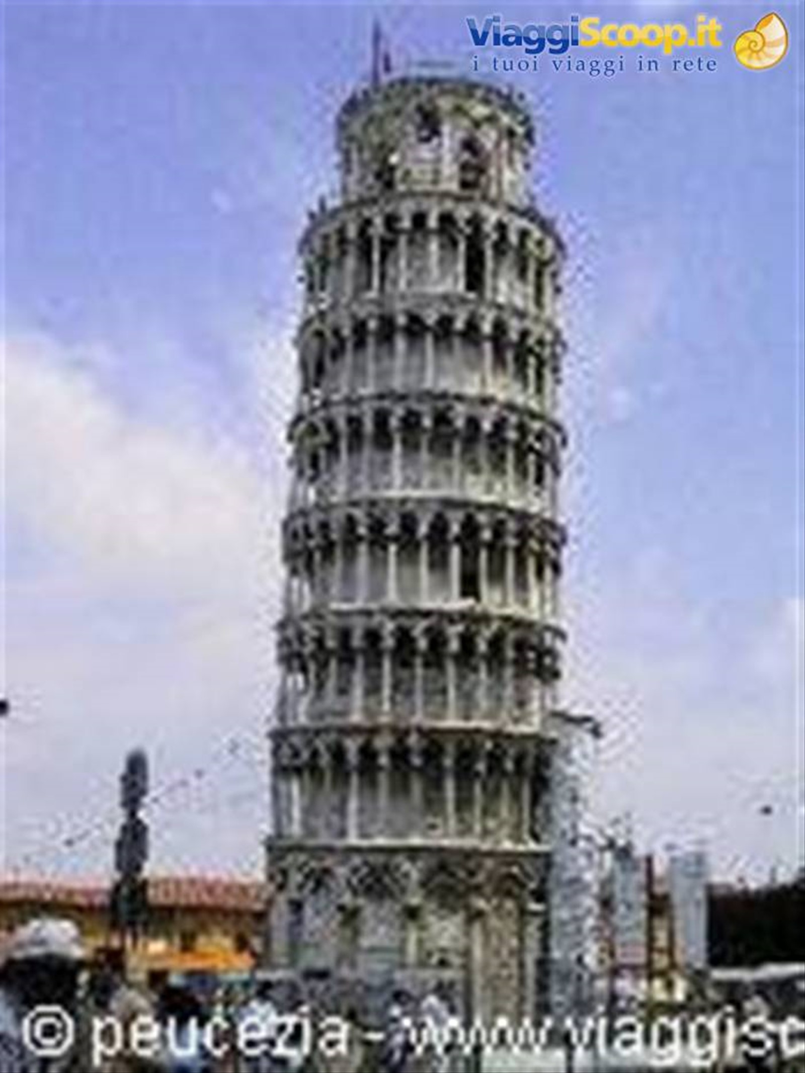 una "classica" immagine della torre pendente