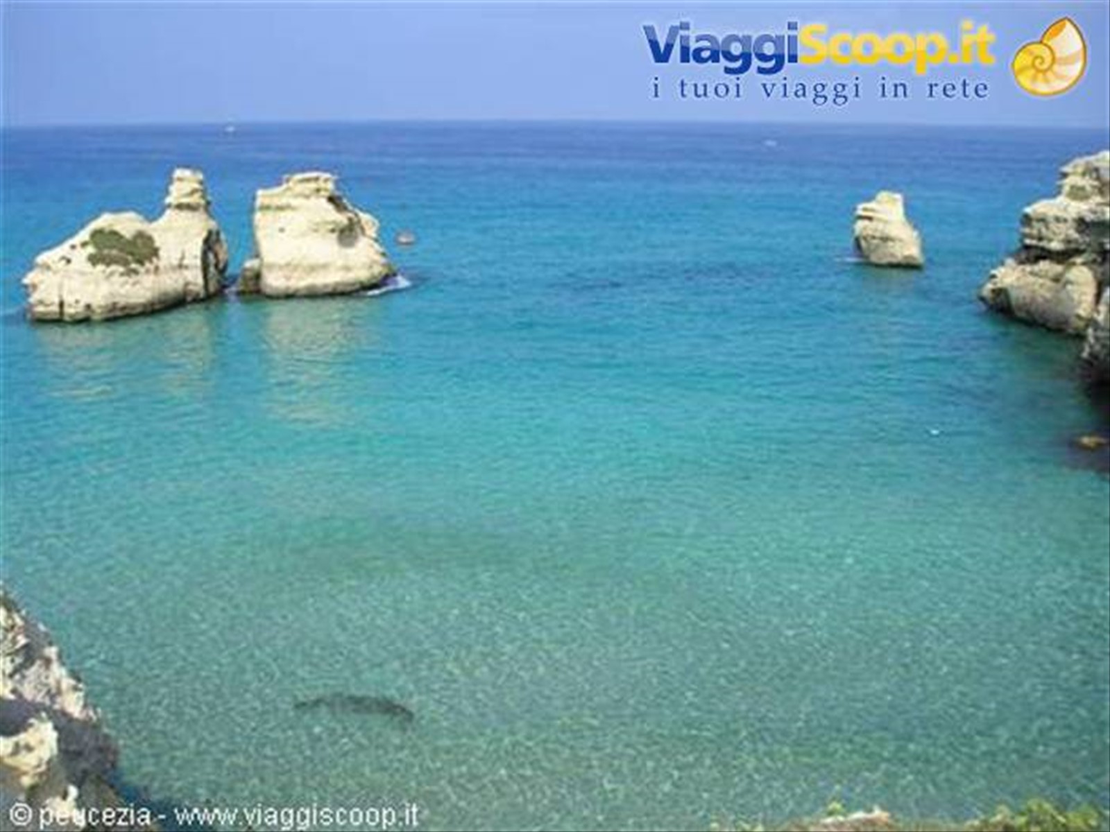 una bela immagine del mare di Torre dell'orso