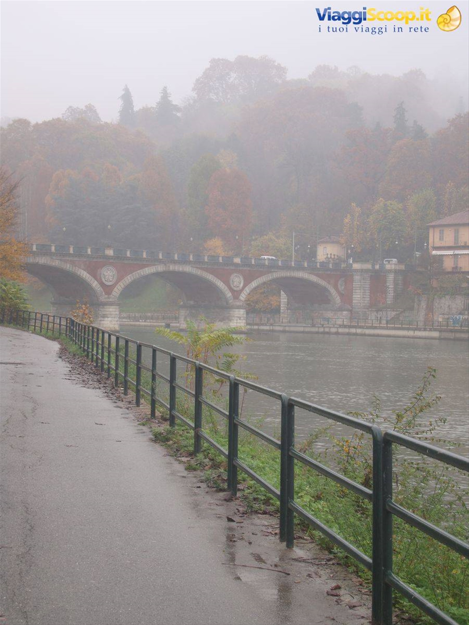 Pista ciclabile sul Po