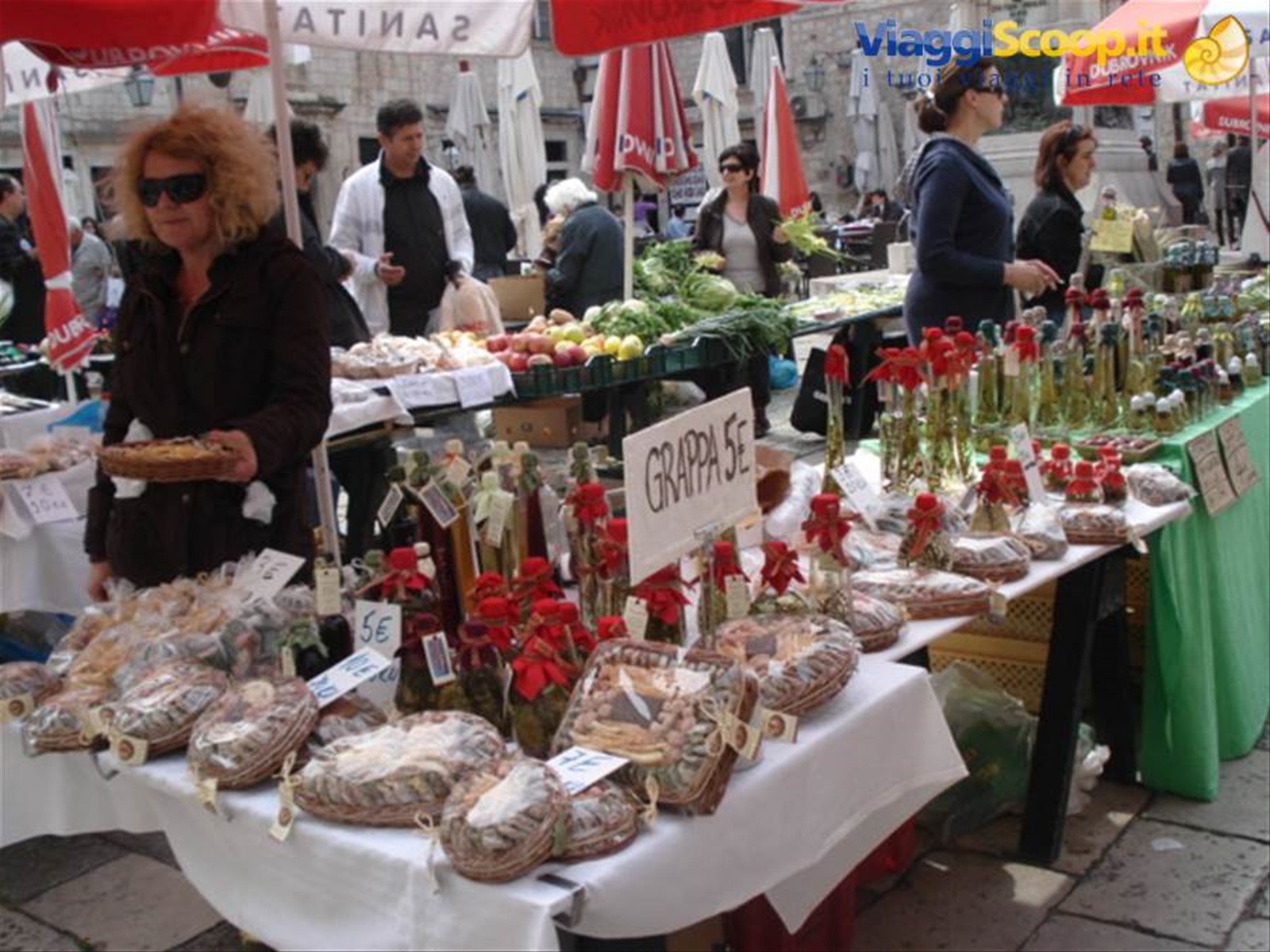 Dubrovnik: mercatino per turisti