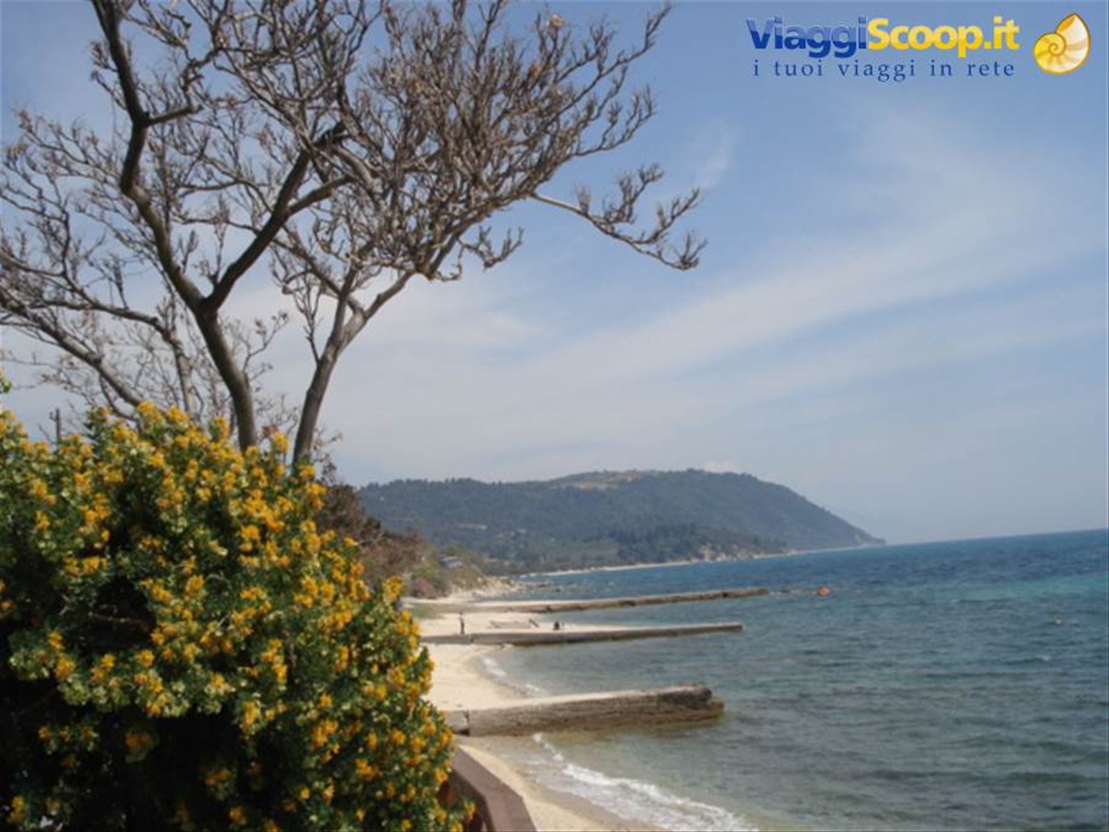 Ourianoupoli: veduta della spiaggia ovest
