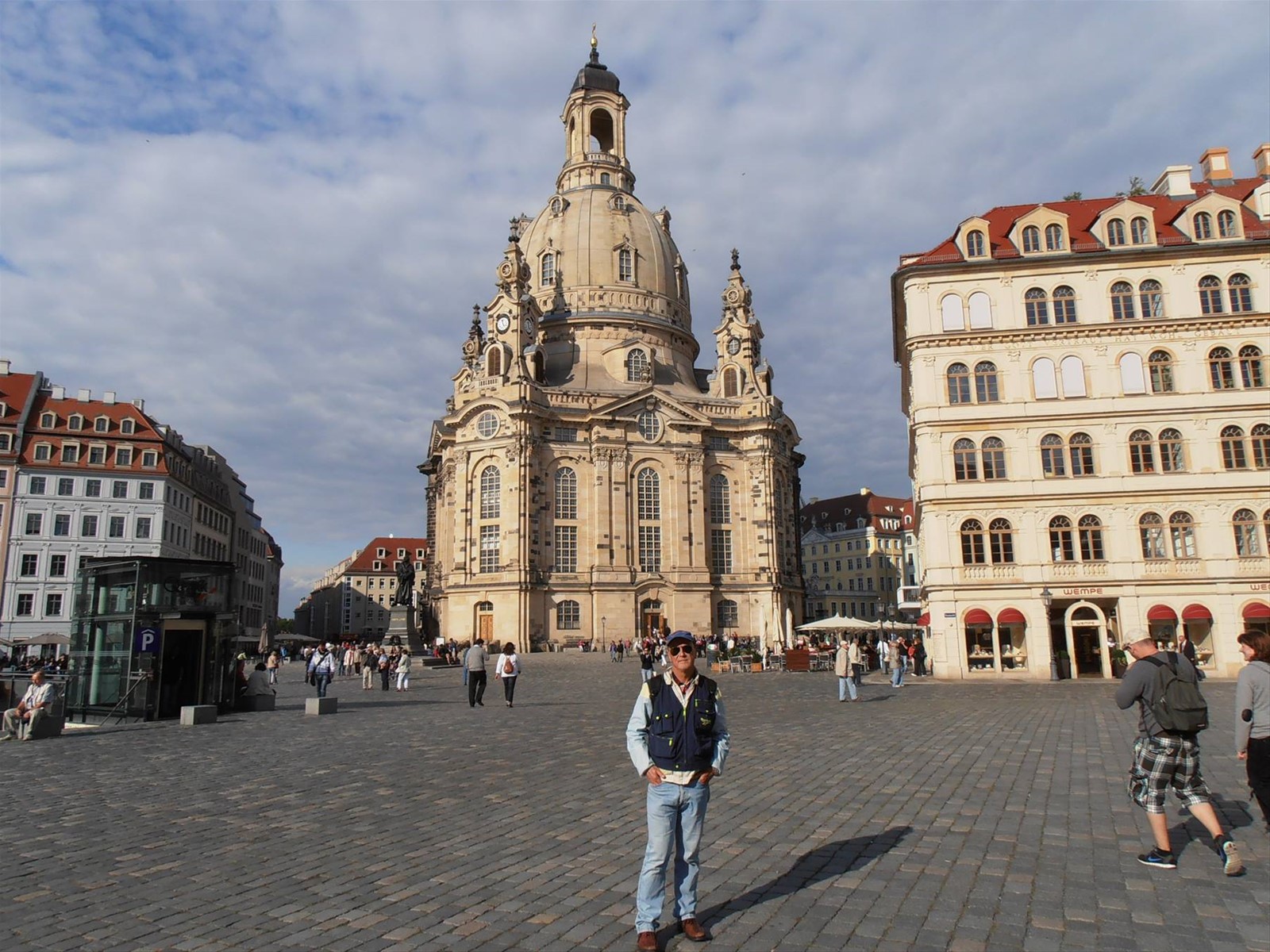 la cattedrale Frauenkirche a Dresda