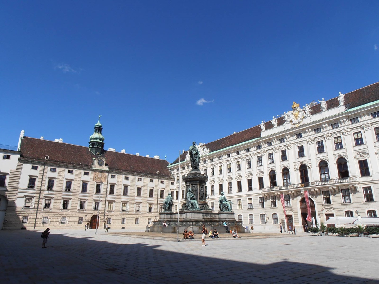 cortile interno dell'Hofburg