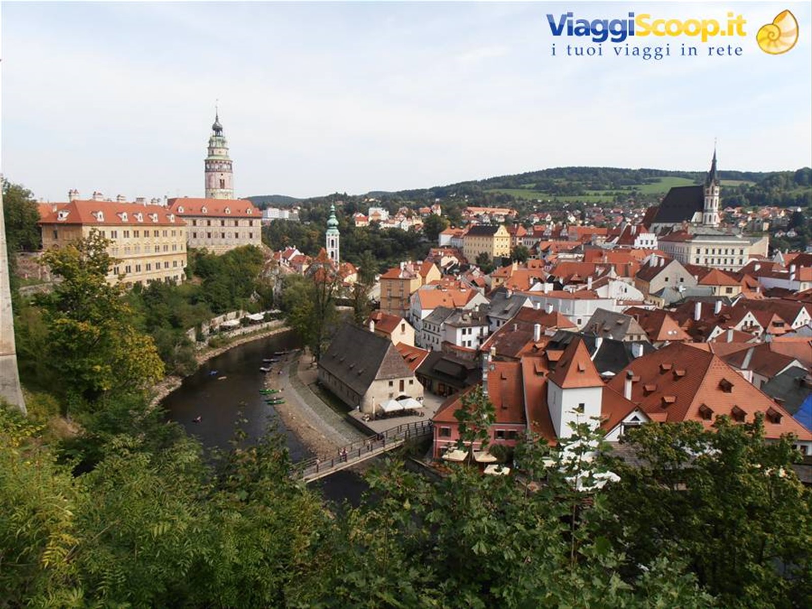 panorama di Cesky Krumlov