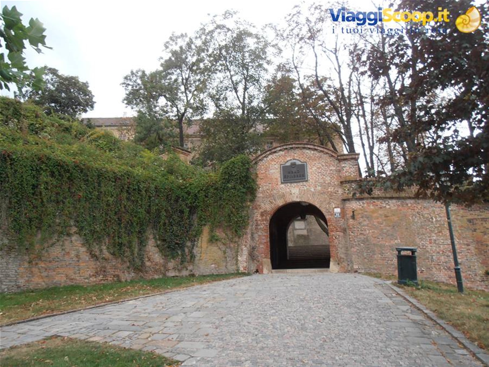 l'ingresso della fortezza di Spielberg a Brno