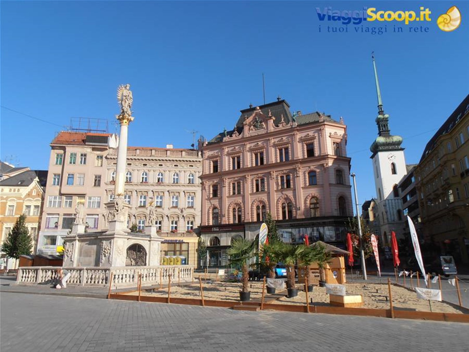 la piazza della Libertà a Brno