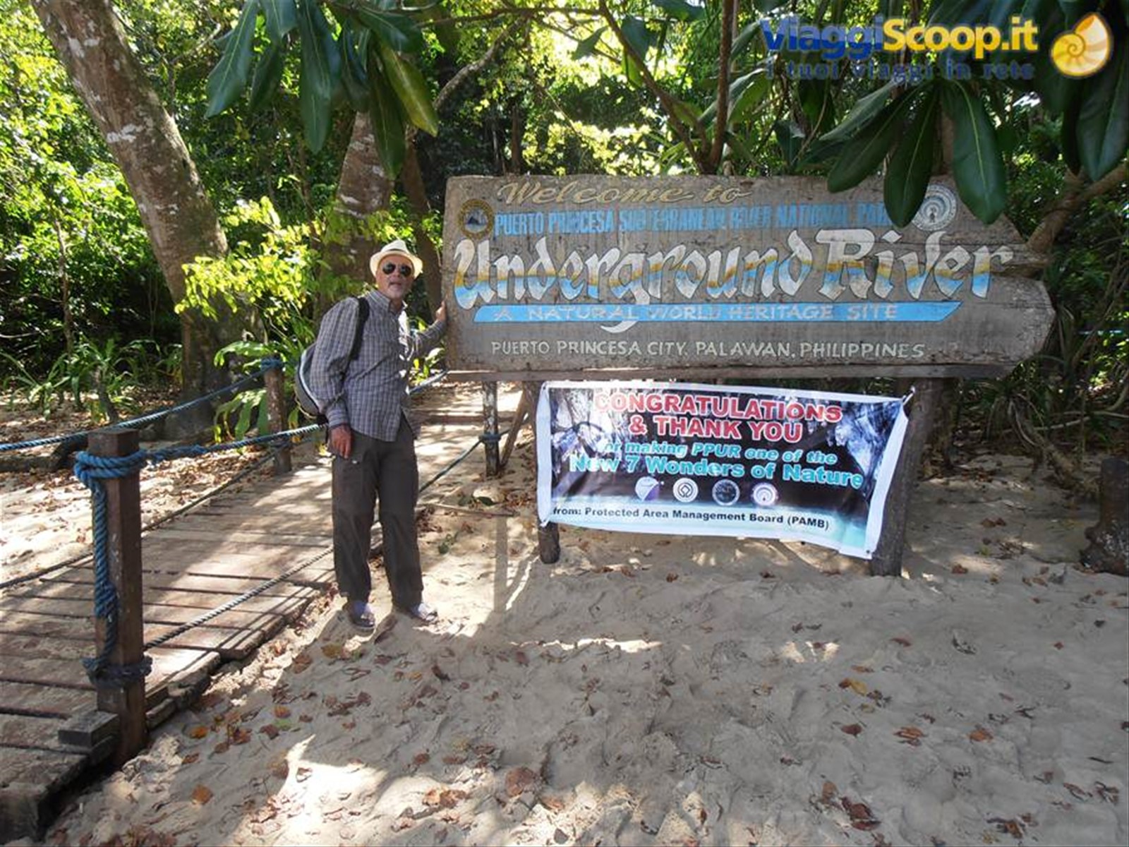 io all'Underground river, Palawan, Filippine