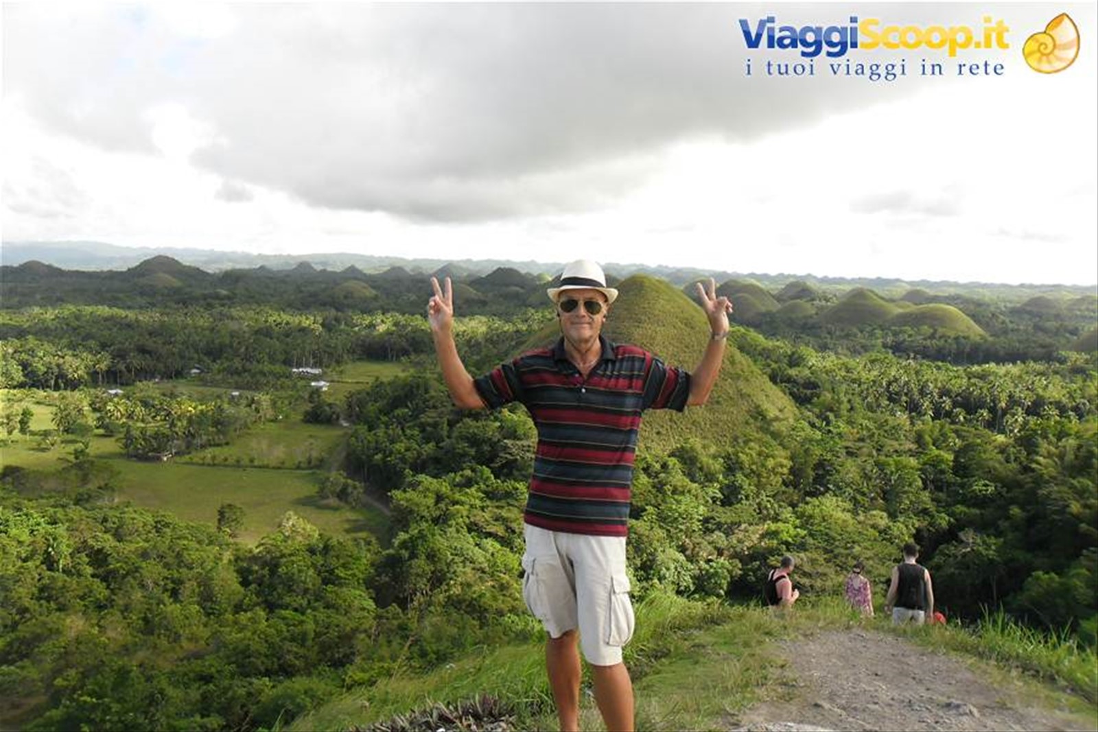 io alle Chocolate Hills, Bohol, Filippine