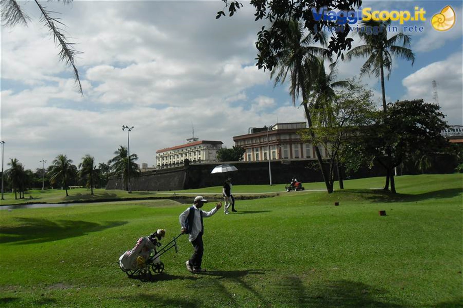 le mura di Intramuros, la città murata coloniale a Manila,Filippine